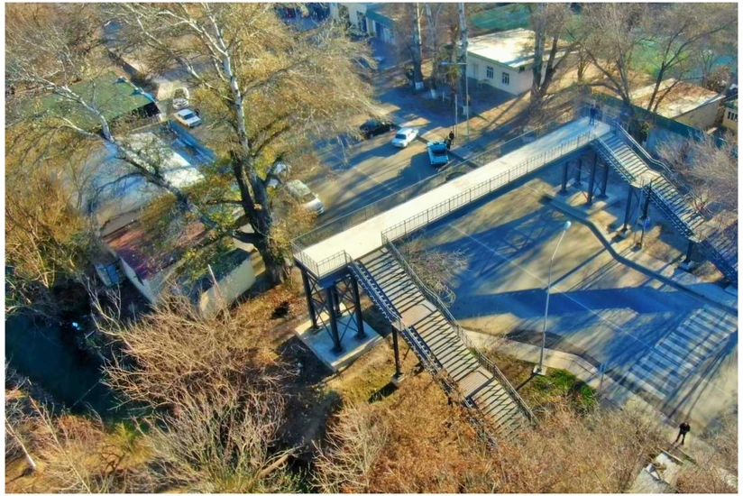 Ağcabədidə yeni yerüstü piyada keçidi istifadəyə verilib