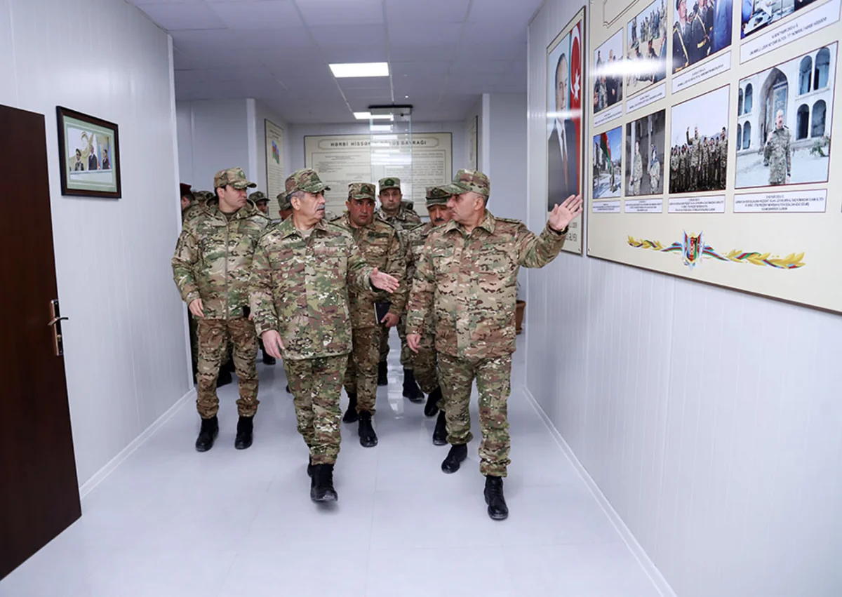 Azerbaijan Defense Minister gets acquainted with conditions created in newly commissioned military unit