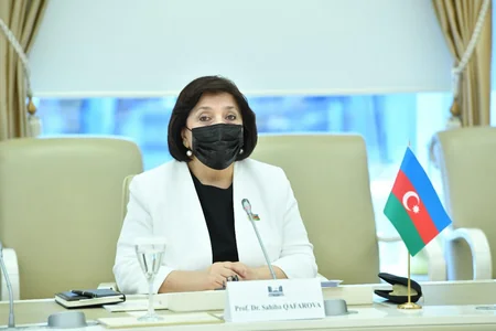 Sahibə Qafarova Fransa Milli Assambleyasının nümayəndə heyəti ilə görüşüb