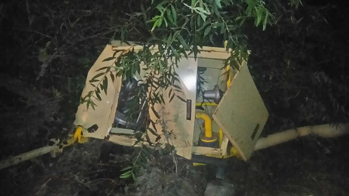 Avtomobil qəzası iki kəndin qaz təchizatında fasilə yaradıb