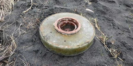 Lənkəranda dəniz sahilindən tank əleyhinə mina tapılıb