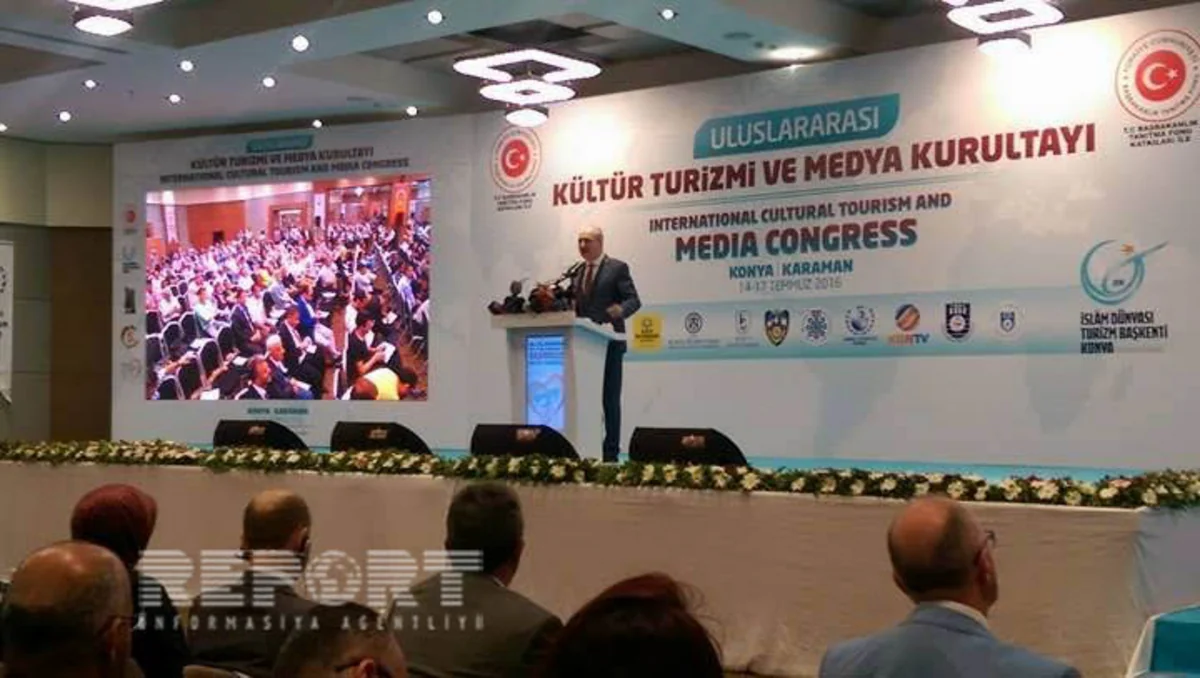 Türkiyənin ​Konya şəhərində beynəlxalq mədəniyyət, turizm və media qurultayı keçirilib - FOTO