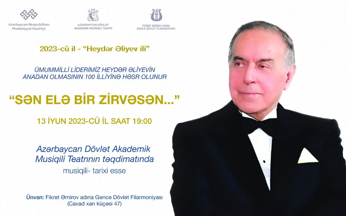 Milli Qurtuluş Günü ərəfəsində Musiqili Teatr Gəncədə çıxış edəcək