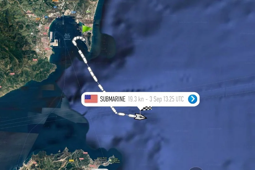 Атомная подлодка ВМС США вошла в Средиземное море