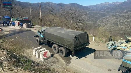 По дороге Ханкенди-Лачын беспрепятственно проехали 69 автомобилей миротворцев