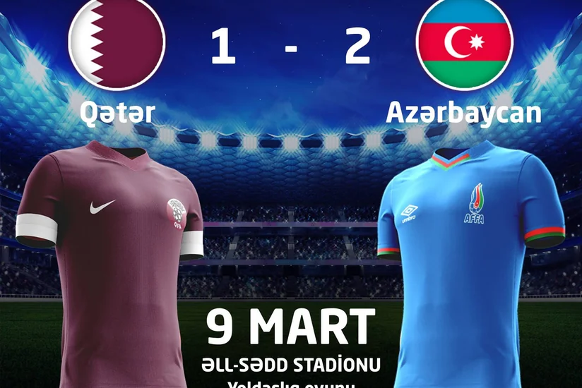 Azərbaycan millisi 2017-ci ildə ilk oyununu qələbə ilə başa vurub