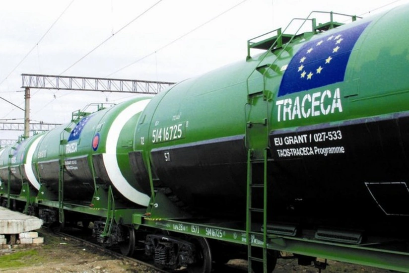 TRACECA-nın Azərbaycan hissəsində tranzit daşımalar 7 %-dən çox artıb