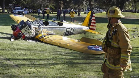 Hollivud ulduzu Harrison Ford qəzada ciddi xəsarət alıb