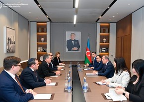 Ceyhun Bayramov ABŞ Senatının Xarici Əlaqələr Komitəsinin üzvü ilə görüşüb