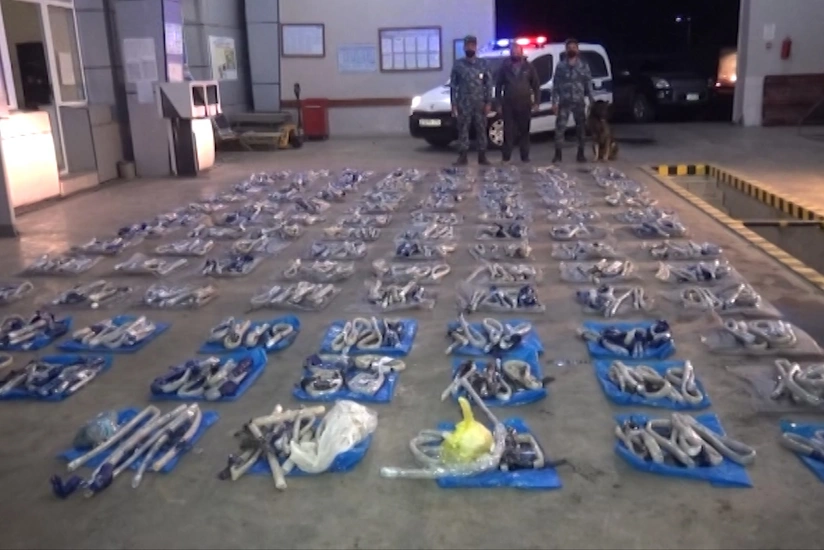 107 kiloqram heroin Azərbaycan üzərindən hansı ölkəyə aparılırmış?
