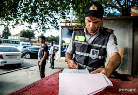 Yol polisi Xətai rayonunda profilaktik-maarifləndirmə tədbirləri keçirib - FOTOLAR - VİDEO - YENİLƏNİB