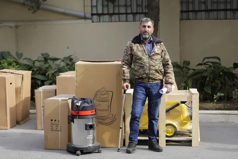 Daha bir qrup müharibə veteranı üçün kiçik bizneslər yaradılıb