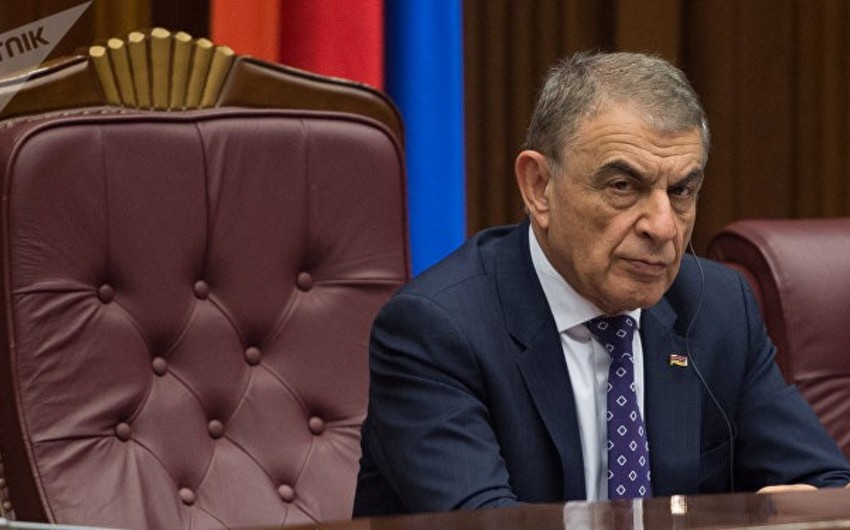 Ermənistan parlamentinin keçmiş sədrinə ittiham irəli sürülüb