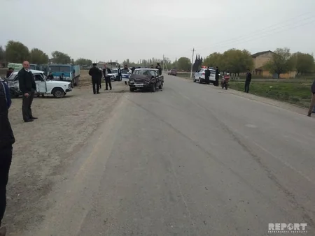Neftçalada yol qəzası baş verib, xəsarət alanlar var - FOTO - VİDEO - YENİLƏNİB