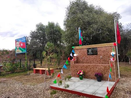 Sabirabadda şəhid bulağının açılışı olub