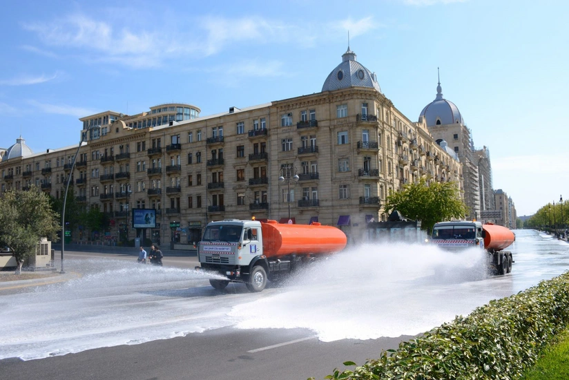 Baku to disinfect streets again