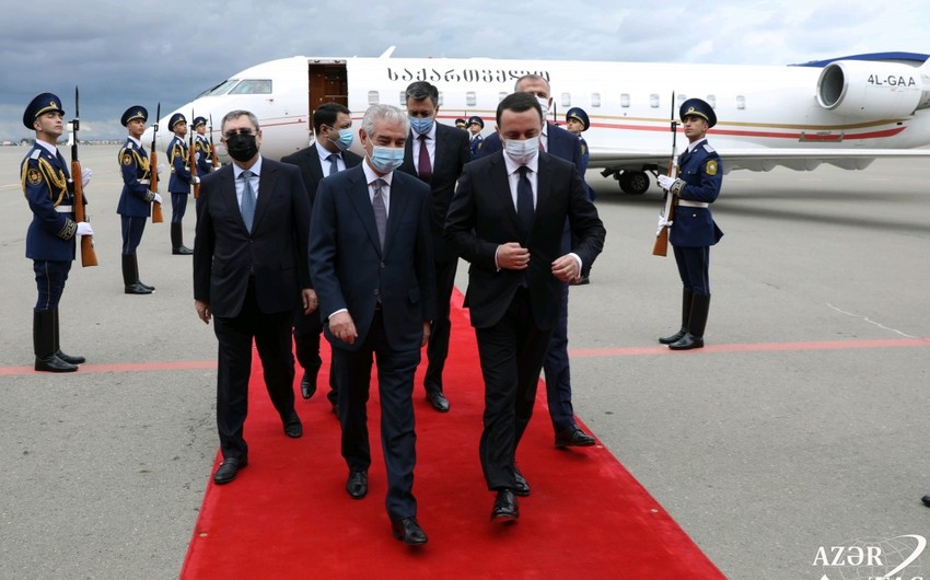 Gürcüstanın Baş naziri Azərbaycana gəlib
