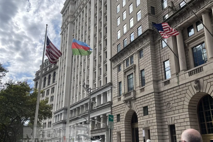 Azərbaycan bayrağı Nyu-Yorkun məşhur küçəsində ucaldılıb