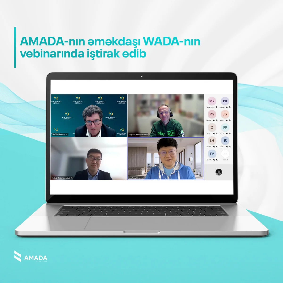 AMADA-nın əməkdaşı WADA-nın vebinarında iştirak edib
