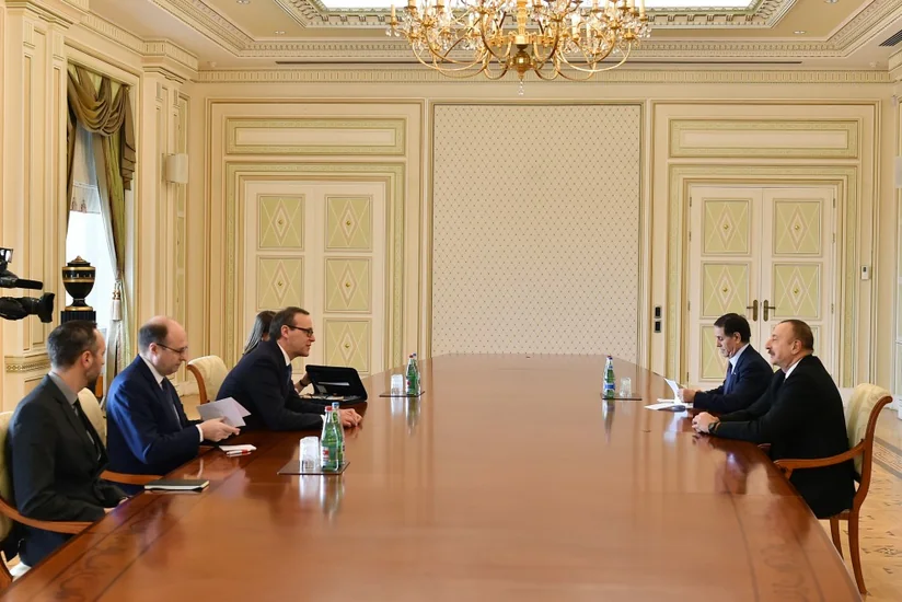 President Ilham Aliyev receives UK Permanent Under-Secretary - UPDATED