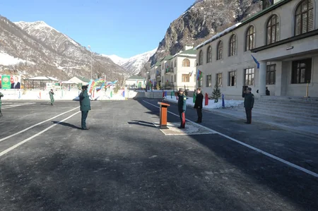 Azərbaycanın ən yüksək zirvəsində yeni sərhəd zastavasının açılışı olub - FOTO