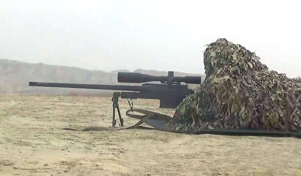Azerbaijani Army snipers attend exercises to improve shooting