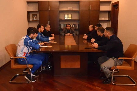 Azərbaycan Taekvondo Federasiyasında qalib parataekvondoçularla görüş olub