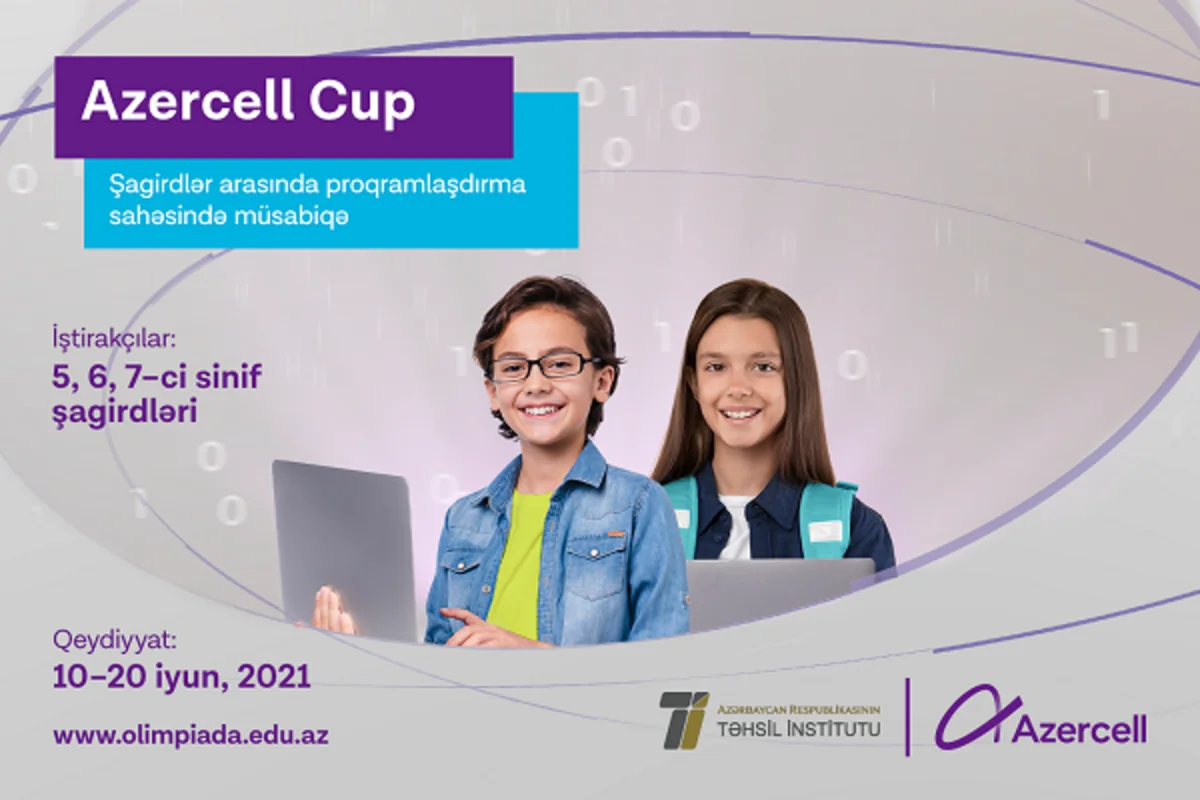 Məktəblilər arasında “AZERCELL CUP” proqramlaşdırma üzrə müsabiqə başlayır!