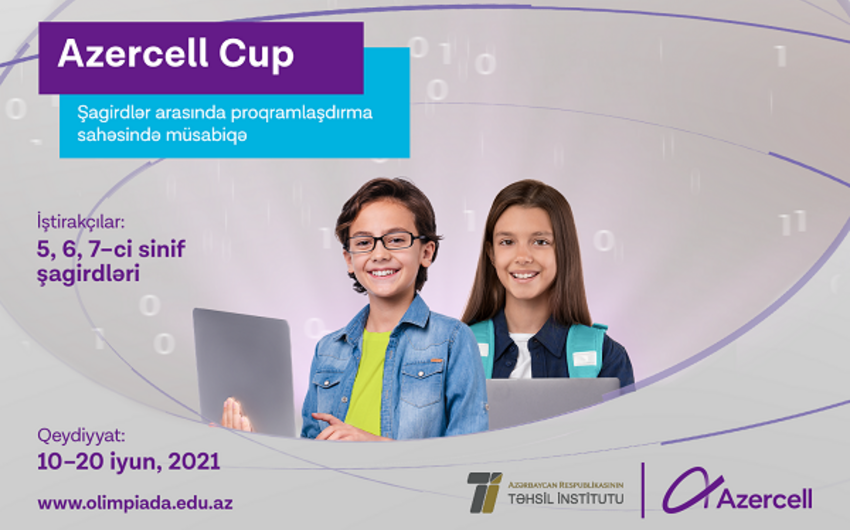 Məktəblilər arasında “AZERCELL CUP” proqramlaşdırma üzrə müsabiqə başlayır!
