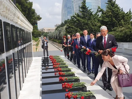 Türkiyə və Gürcüstan parlamentinin üzvlərinin Azərbaycana səfəri başlayıb - YENİLƏNİB