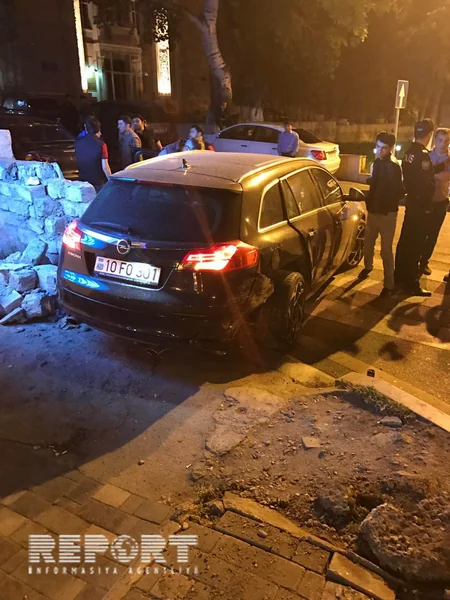 Bakıda sərxoş sürücü qəza törədib - FOTO - VİDEO - YENİLƏNİB