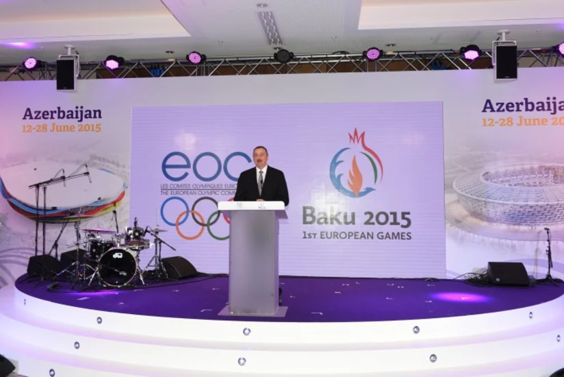 Davosda “Bakı 2015” ilk Avropa Oyunlarının təqdimatı olub