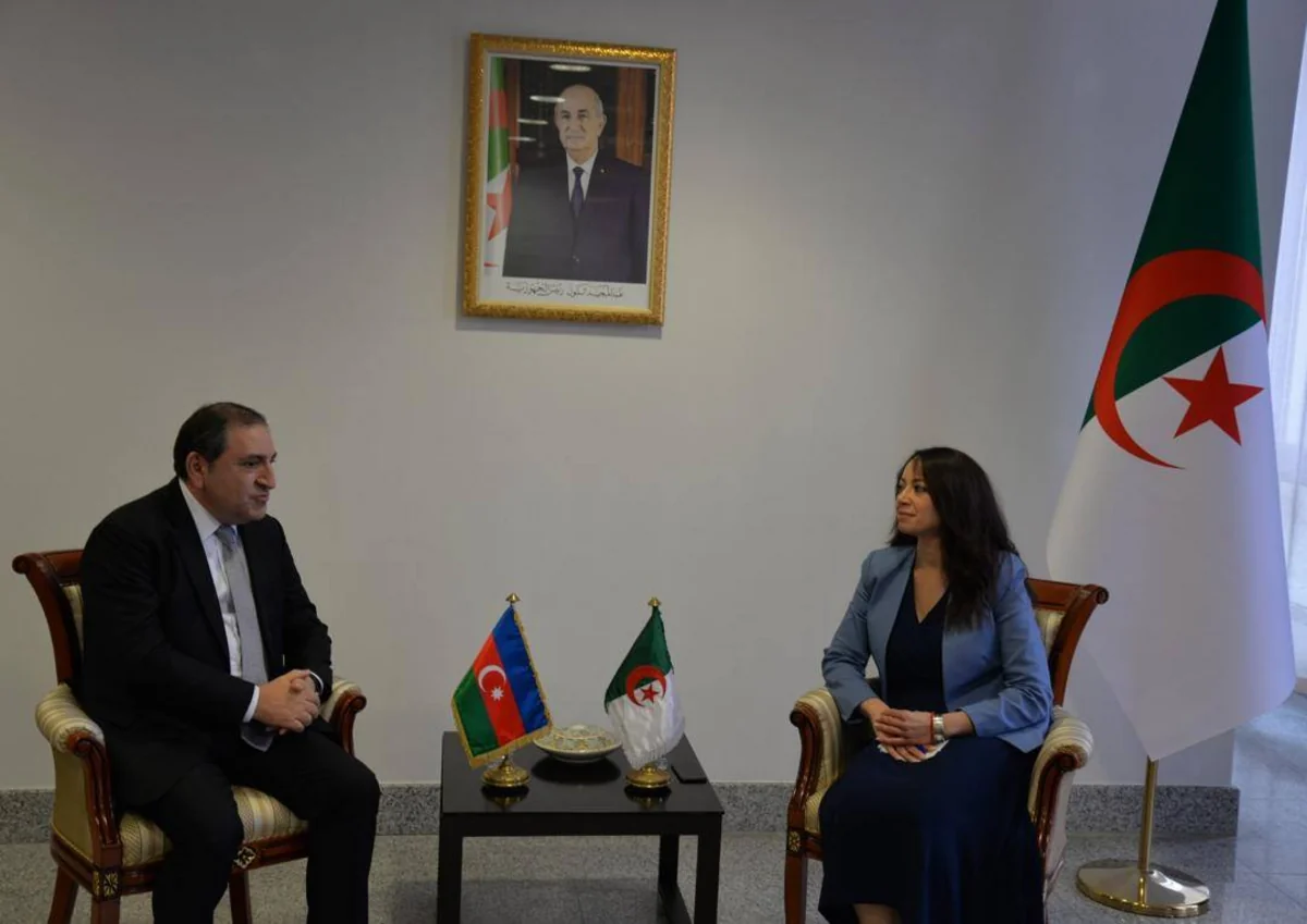 Azərbaycan səfiri Əlcəzair XİN-in dövlət katibi ilə beynəlxalq məsələləri müzakirə edib