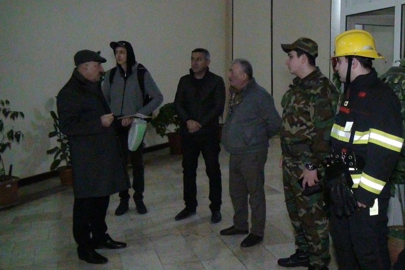 FHN Yasamalda şərti yanğın təlimi keçirib