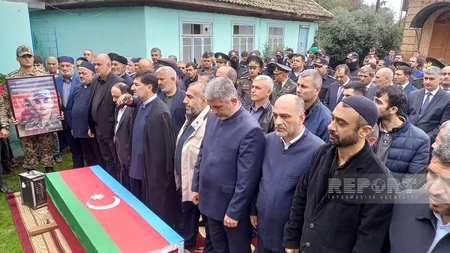 В Лянкяране простились с шехидом Юсифом Халиловым