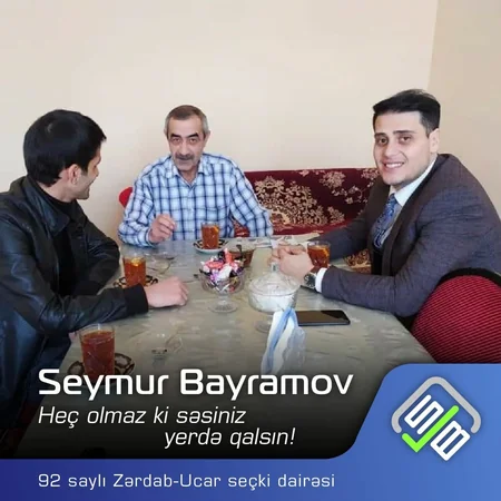 Deputatlığa namizəd Seymur Bayramov görüşlərini davam etdirir - VİDEO