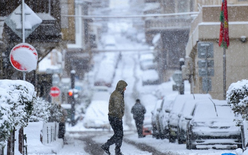 Temperatures drop to -20℃ in Azerbaijan's mountainous districts