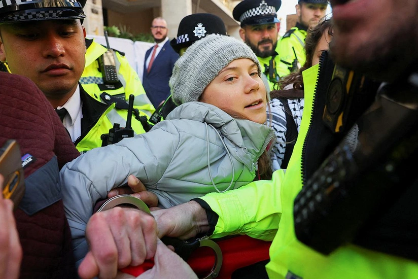 Climate activist Greta Thunberg arrested in the Netherlands