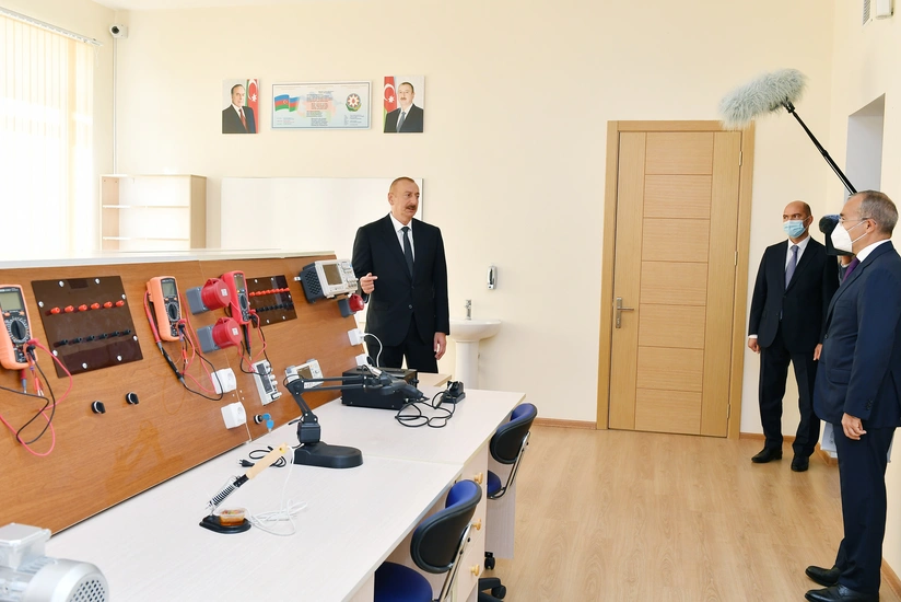 President inaugurates Vocational Education Center at Sumgayit Chemical Industry Park