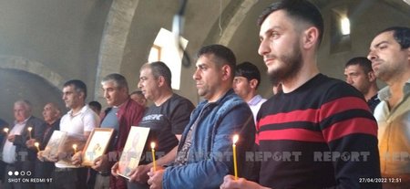 Hadrutdakı İoan məbədində ermənilərin dağıdıb gizlətdiyi qədim qəbir daşları aşkarlanıb