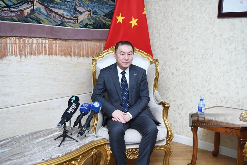 Din Tao: “Azərbaycandan Çinə ixrac nəqliyyat sahəsində əməkdaşlıq üçün əlamətdar olub”