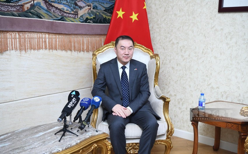 Din Tao: “Azərbaycandan Çinə ixrac nəqliyyat sahəsində əməkdaşlıq üçün əlamətdar olub”