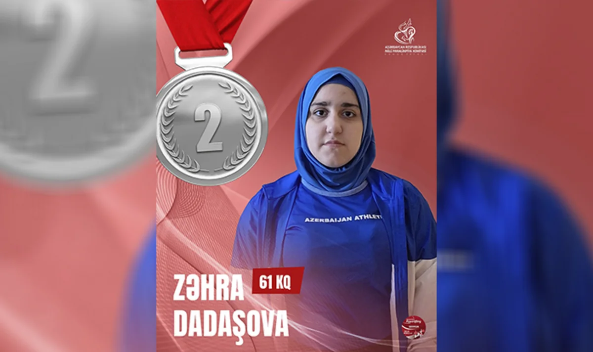 Azərbaycan parapauerliftinqçisi Gürcüstanda gümüş medal qazanıb