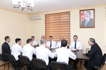 Baş prokuror Şabranda vətəndaşları qəbul edib