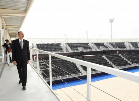 Prezident İlham Əliyev və xanımı Avropa Oyunları Parkının açılışında iştirak ediblər