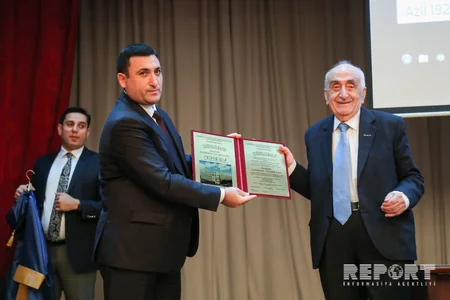 Xoşbəxt Yusifzadəyə Azərbaycan Dövlət Neft və Sənaye Universitetinin fəxri professoru adı verilib - FOTO