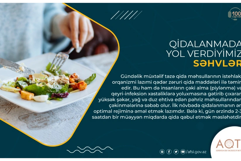 Qidalanmada yol verdiyimiz səhvlər