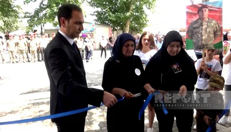 Şərurda şəhidin xatirəsinə bulaq-abidə ucaldılıb