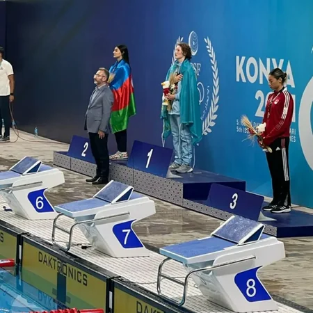 İslamiada: Azərbaycan üzgüçüsü gümüş medal qazanıb