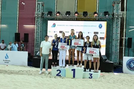 Çimərlik voleybolu üzrə Azərbaycan çempionatının qalibləri müəyyənləşib